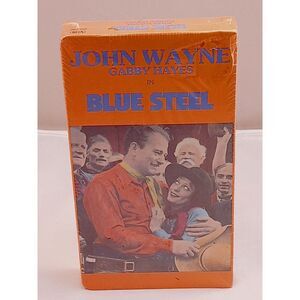 SHIPS SAME DAY Blue Steel VHS New John Wayne 1934 Black &‎ White Western Action